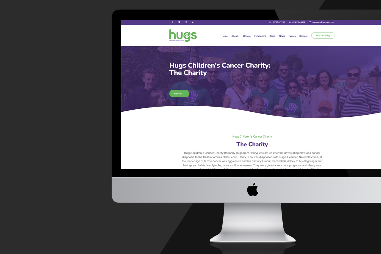 ADG Graphics - Hugs Children's Cancer Charity Plymouth