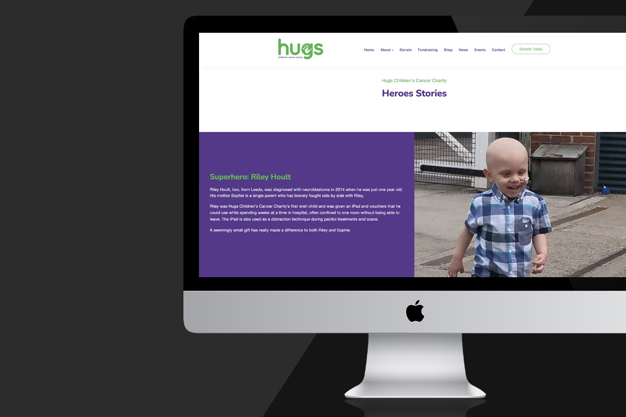 ADG Graphics - Hugs Children's Cancer Charity Plymouth